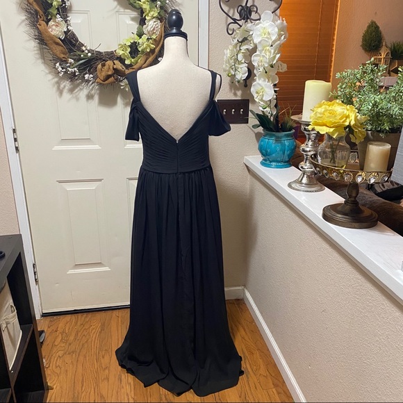 NWT AW.Bridal A-Line Off Shoulder Bridesmaid Dress - Picture 15 of 16